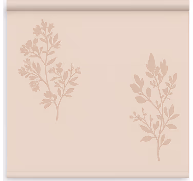Cortina roller oficina transparente rosa-beige - TenVinilo