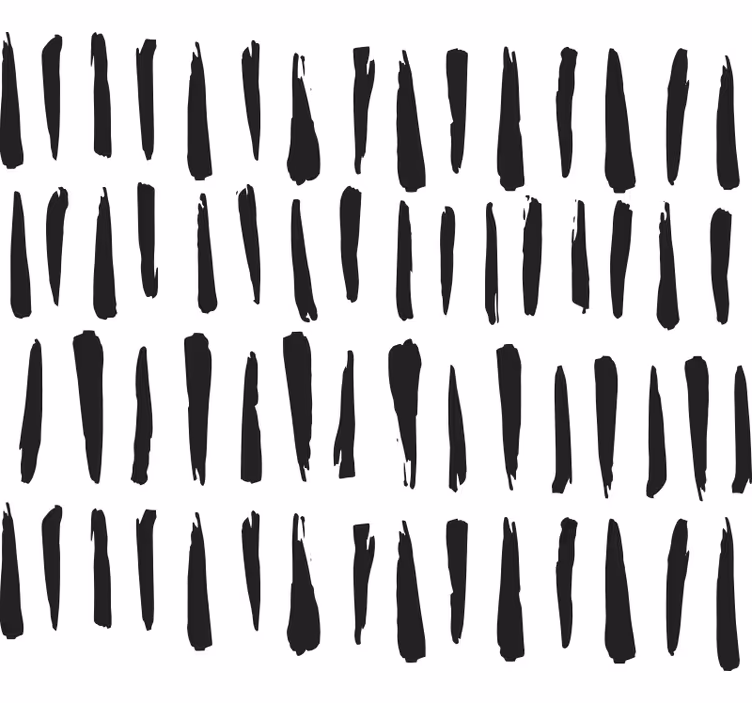 Cortina roller baño rayas negras elegantes - TenVinilo