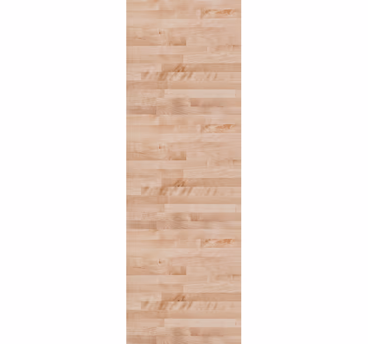 Cortina roller despacho tablón de madera marrón elegante - TenVinilo