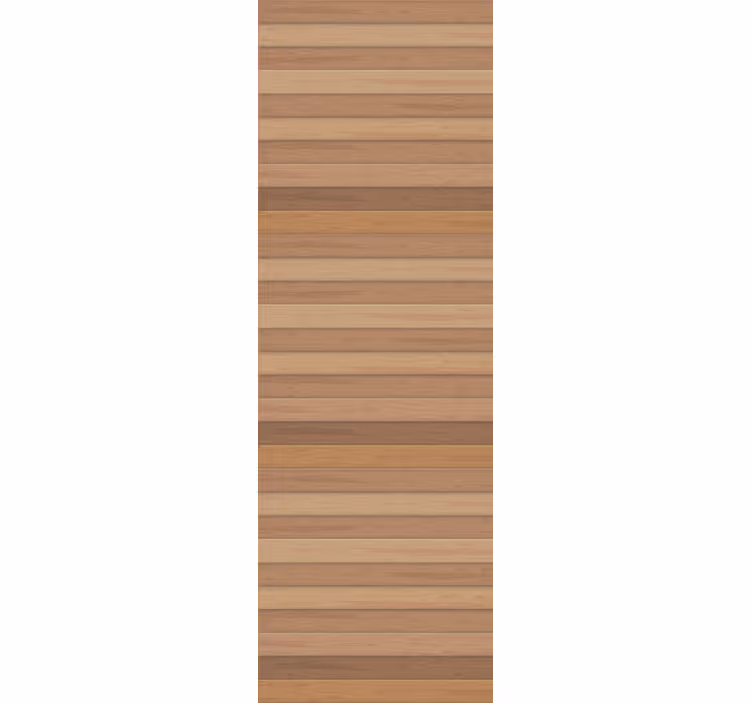 Cortina roller comedor madera rústica elegante - TenVinilo