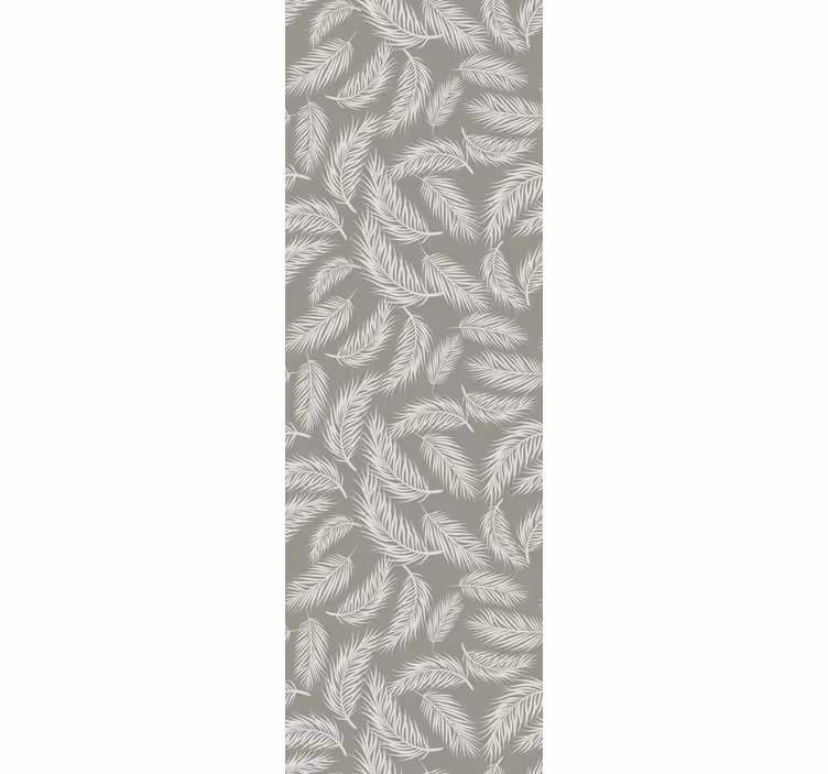 Cortina roller comedor patrón hamptons beige tropical - TenVinilo