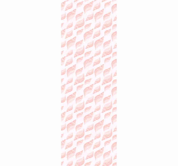Cortina roller infantil patrón de conchas rosas trendy - TenVinilo
