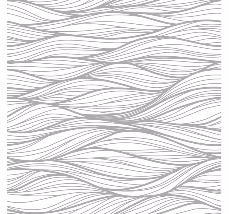 Cortina roller moderno texturas de olas fondo blanco - TenVinilo