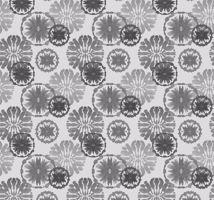 Cortina roller moderno ilusión pintada en gris - TenVinilo