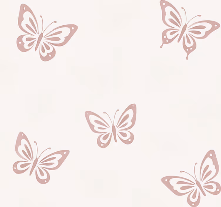 Cortina roller rosa mariposa de vuelo fantástico - TenVinilo