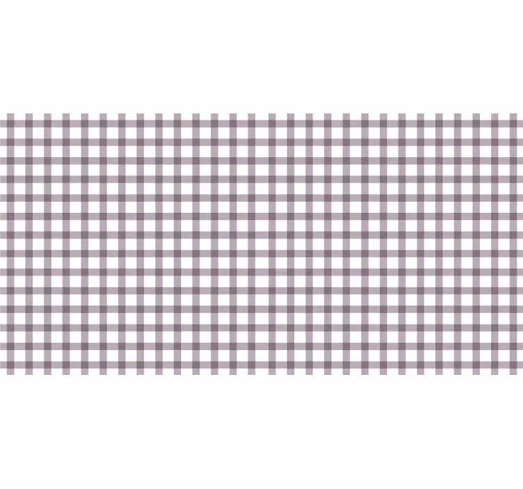 Cortina roller morada gingham lila - TenVinilo