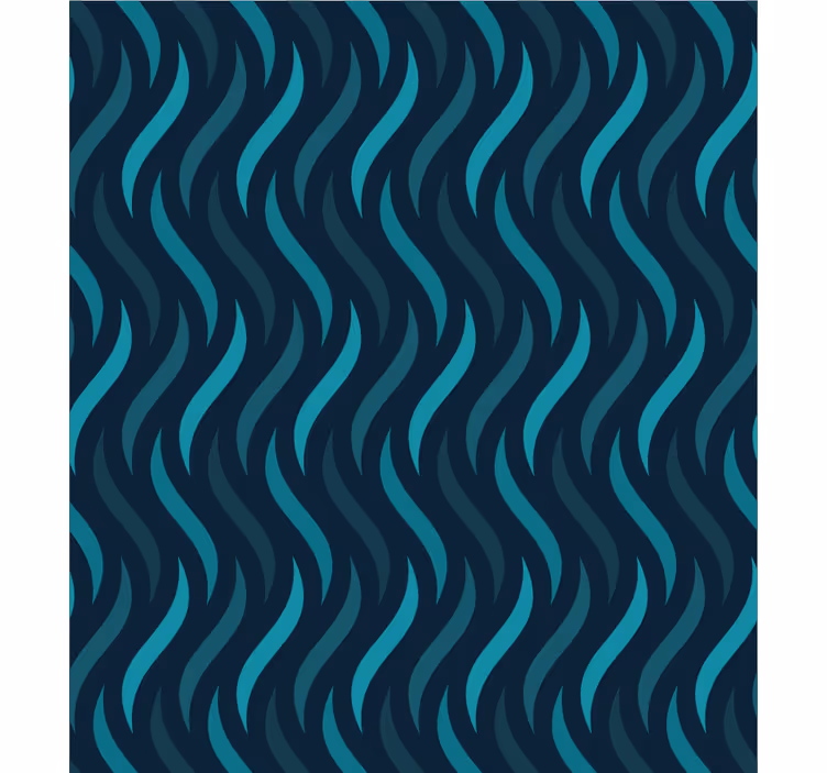 Cortina roller azul textura ondulada - TenVinilo