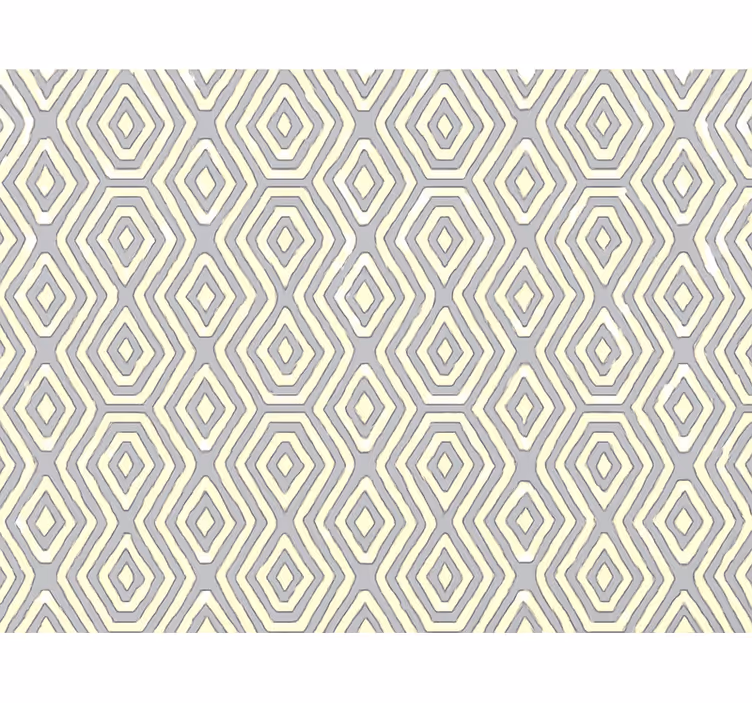 Cortina roller moderno geométrico azul oro - TenVinilo