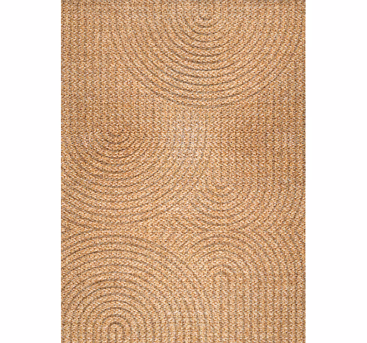 Cortina roller beige arcos efecto tejido - TenVinilo