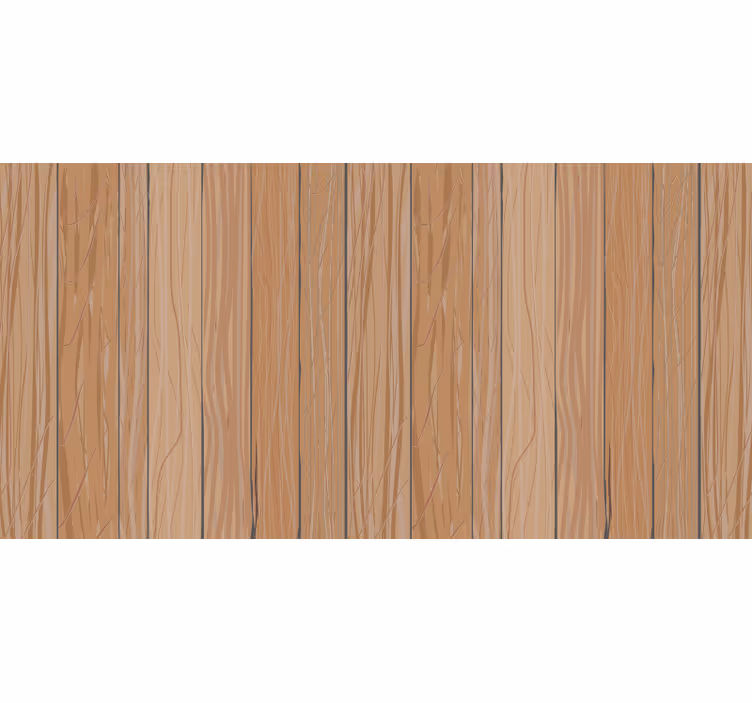 Cortina roller beige suelo de madera clara - TenVinilo