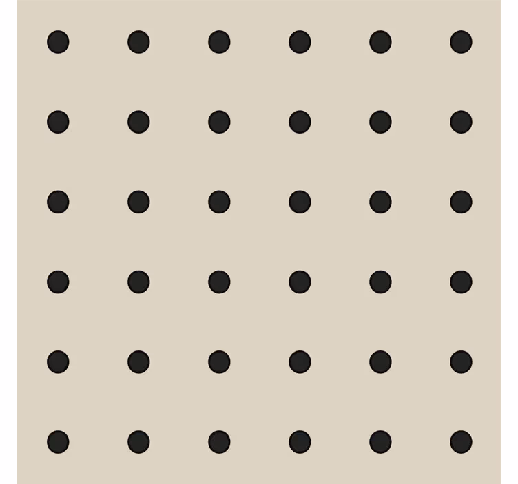Cortina roller beige con estampado de lunares beige - TenVinilo