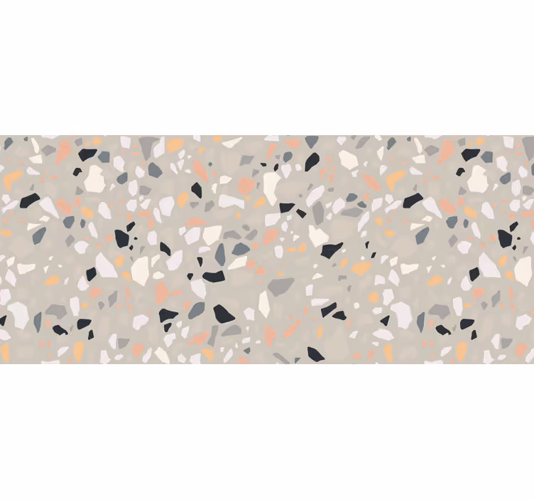 Cortina roller beige beige terrazzo - TenVinilo