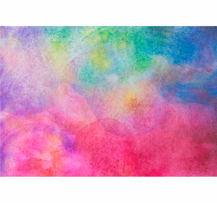 Cortina roller habitación colores artísticos - TenVinilo
