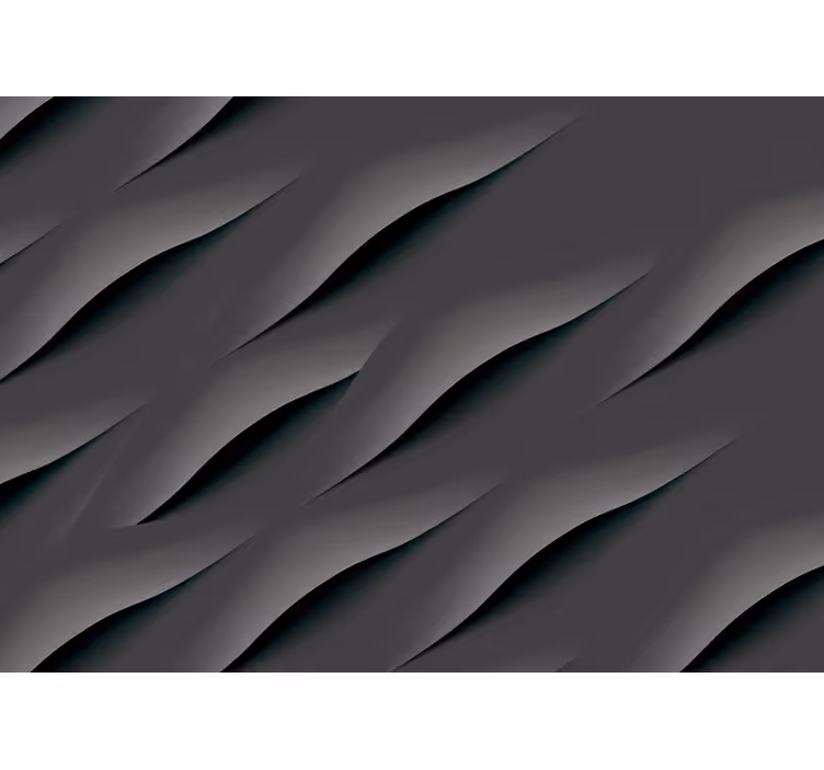 Cortina roller gris patrones abstractos en ondas - TenVinilo
