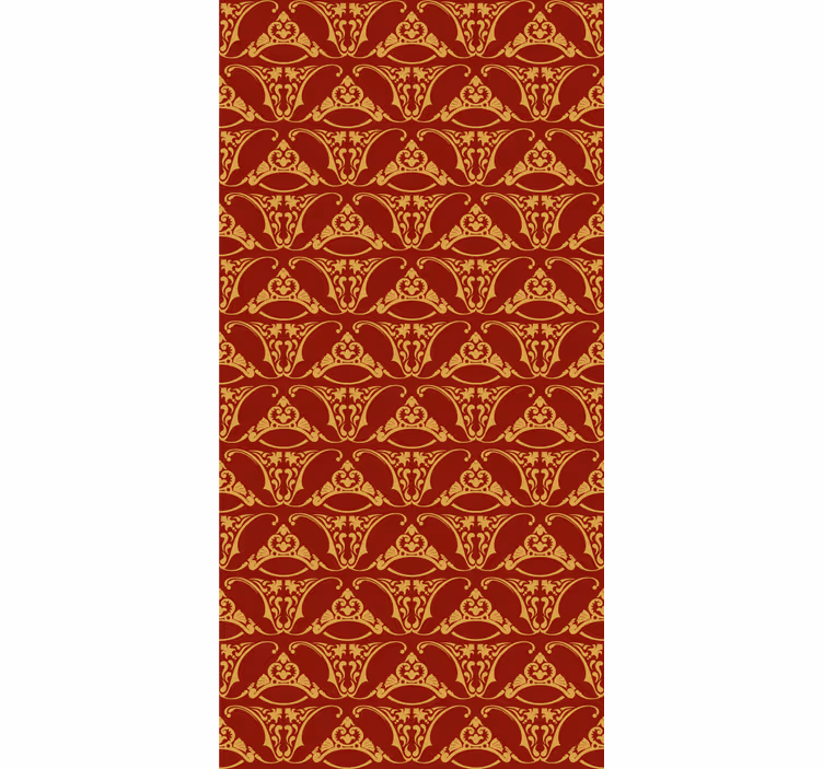 Cortina roller vintage diseño pugin - TenVinilo