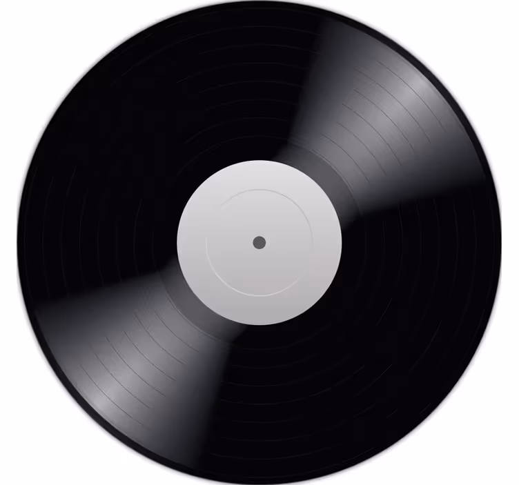 Cortina roller negra alfombra vinílica disco vinilo - TenVinilo