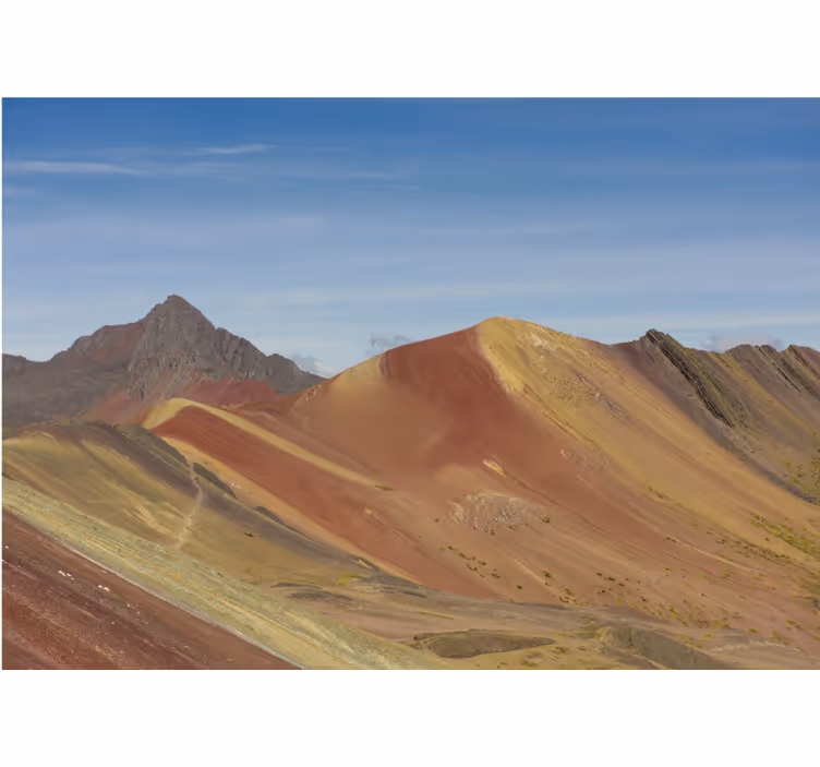 Cortina roller habitación desierto peruano - TenVinilo