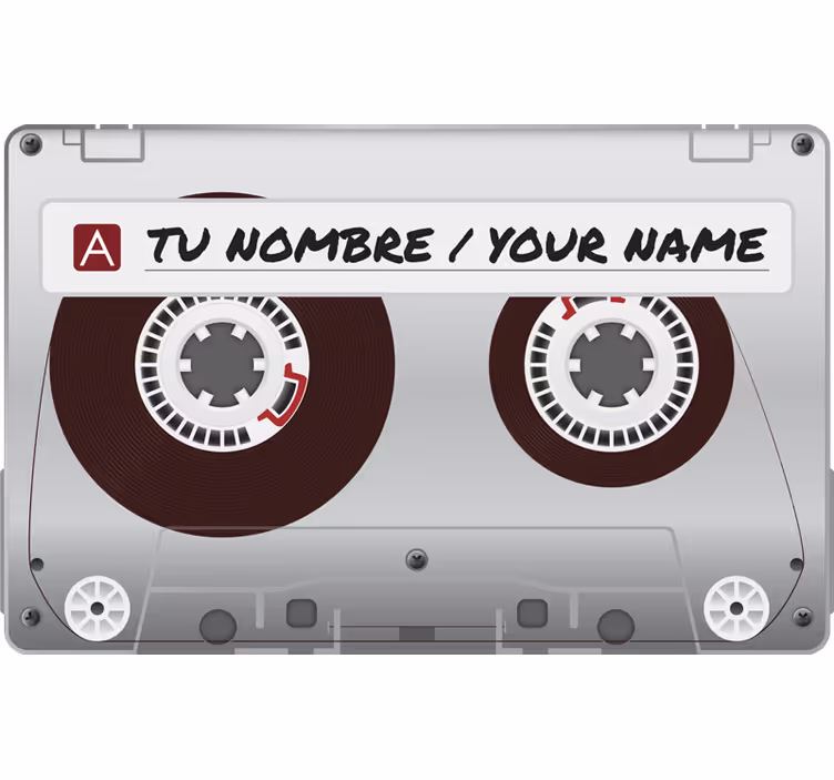 Cortina roller gris con cassette personalizado - TenVinilo