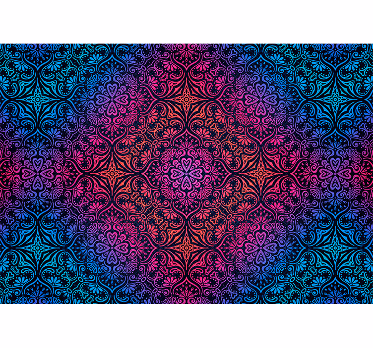 Cortina roller habitación mandala bohemio mantra - TenVinilo