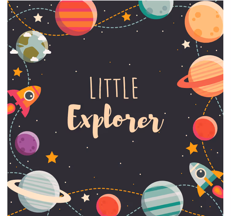 Cortina roller infantil exploradores del espacio - TenVinilo