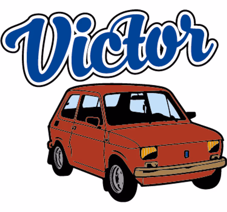 Cortina roller infantil vinilo de coche para niños - TenVinilo