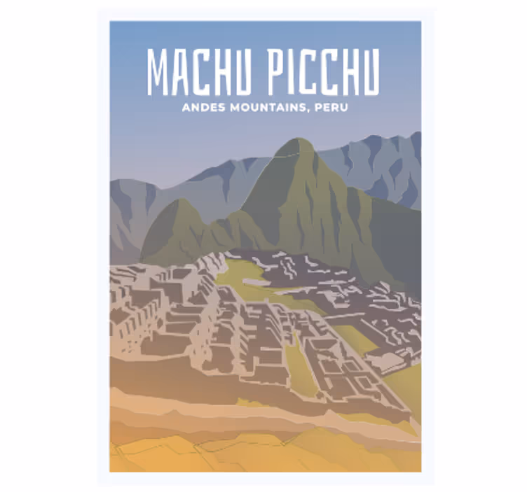 Cortina roller juvenil machu picchu - TenVinilo