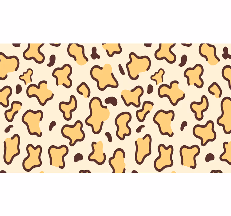 Cortina roller beige manchas de jirafa - TenVinilo