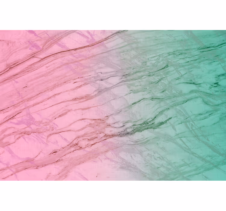 Cortina roller textura color pastel rosa y verde - TenVinilo