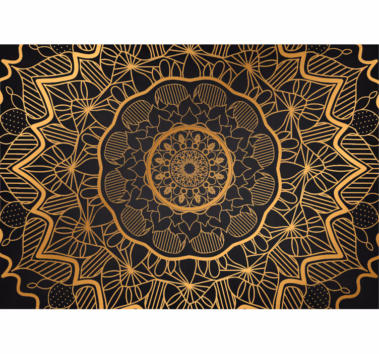 Cortina roller zen efecto dorado brillante - TenVinilo
