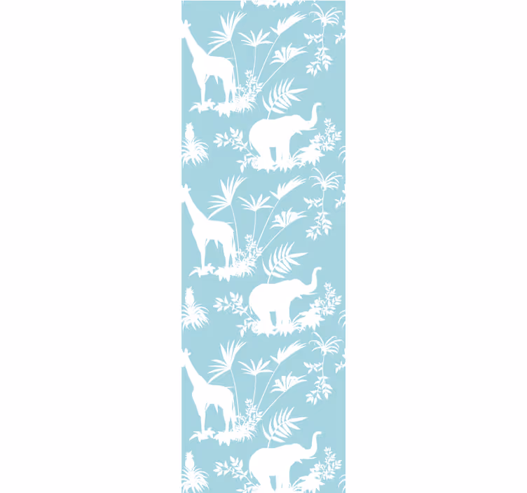 Cortina roller clásico jungle toile vintage - TenVinilo