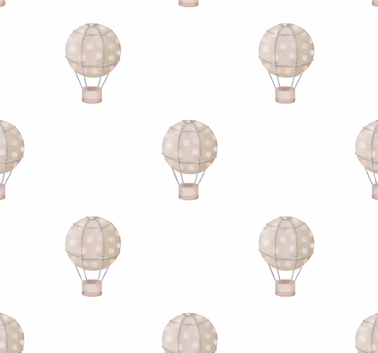 Cortina roller para bebé globos grises - TenVinilo