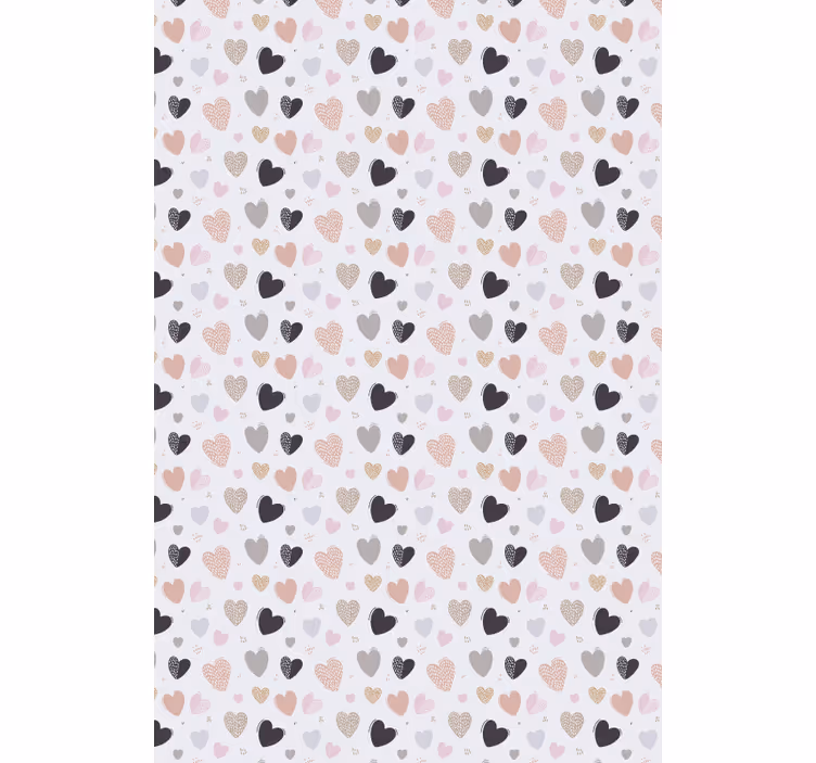 Cortina roller romántica patrón pastel - TenVinilo