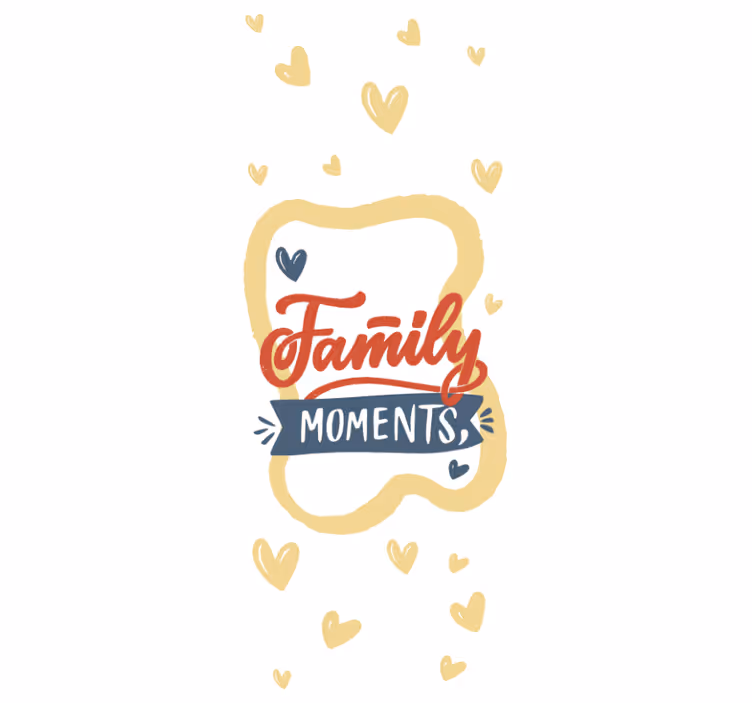 Cortina roller frase apreciar preciosos momentos familiares - TenVinilo