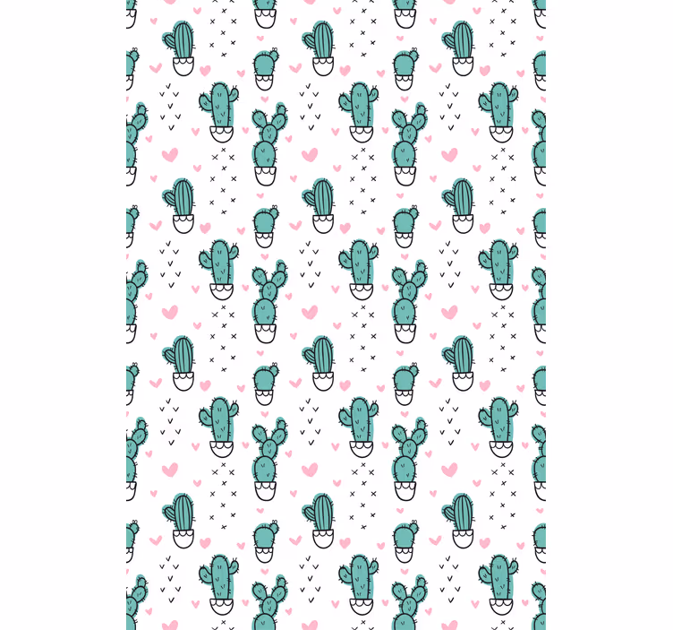 Cortina roller cactus diseño encantador - TenVinilo