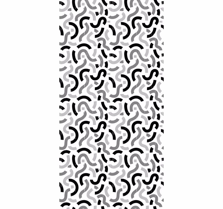 Cortina roller textura patrones curvos abstractos - TenVinilo