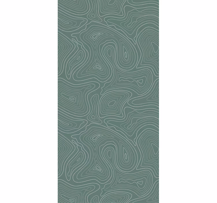 Cortina roller textura líneas de topografía fluida - TenVinilo