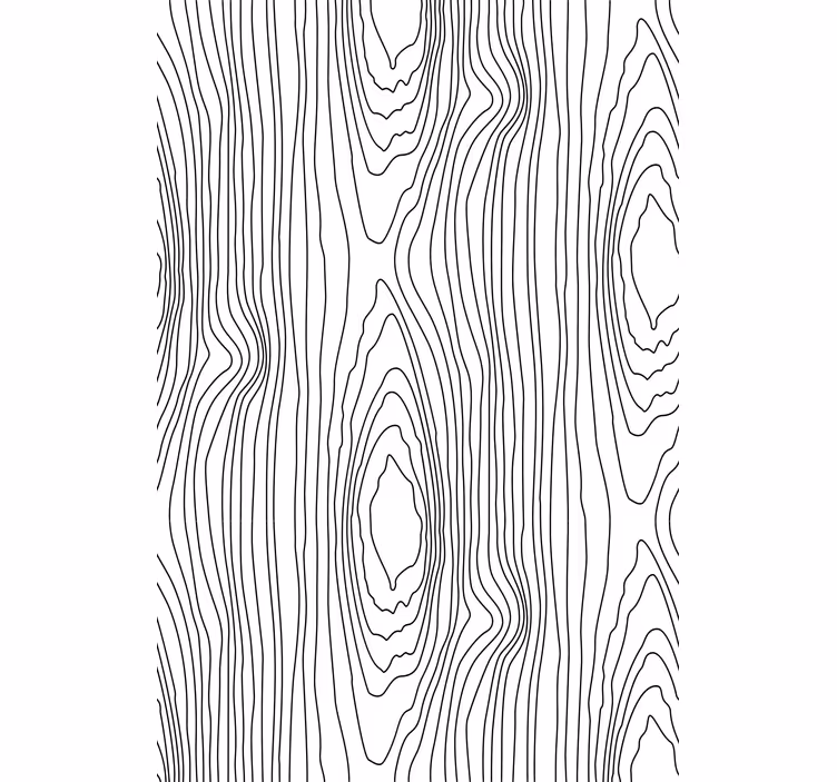 Cortina roller textura líneas de madera en blanco y negro - TenVinilo