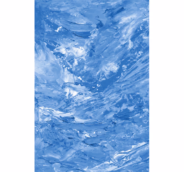 Estor nubes Textura de pintura azul - TenVinilo