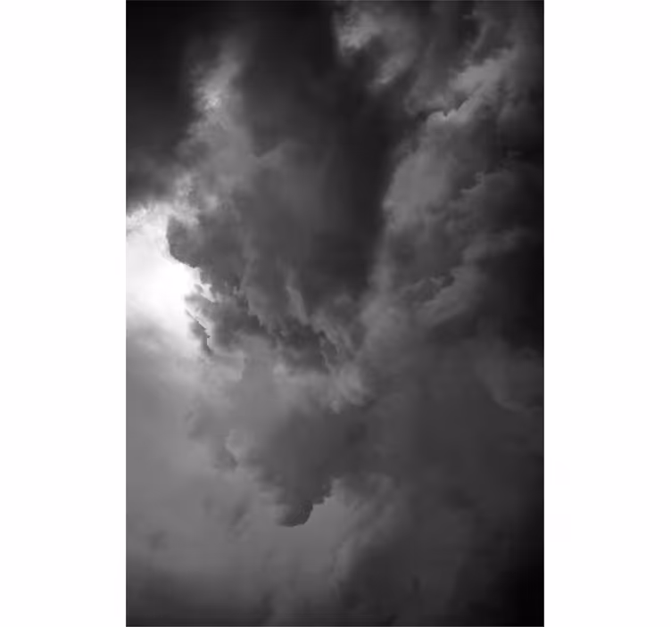 Cortina roller nubes formación dramática de tormenta - TenVinilo