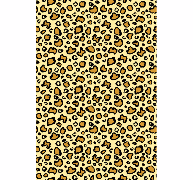 Cortina roller animales tema de manchas de leopardo - TenVinilo