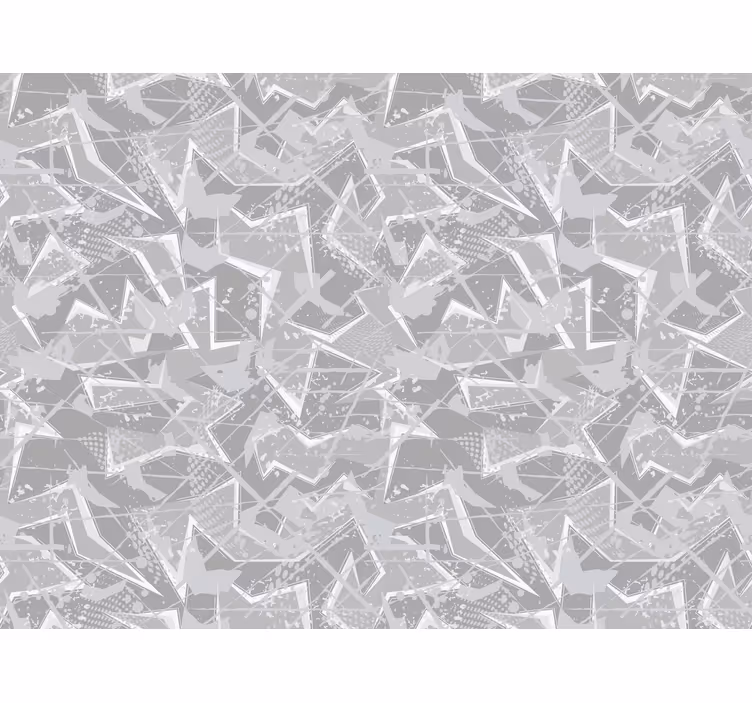 Cortina roller textura patrones geométricos grises - TenVinilo