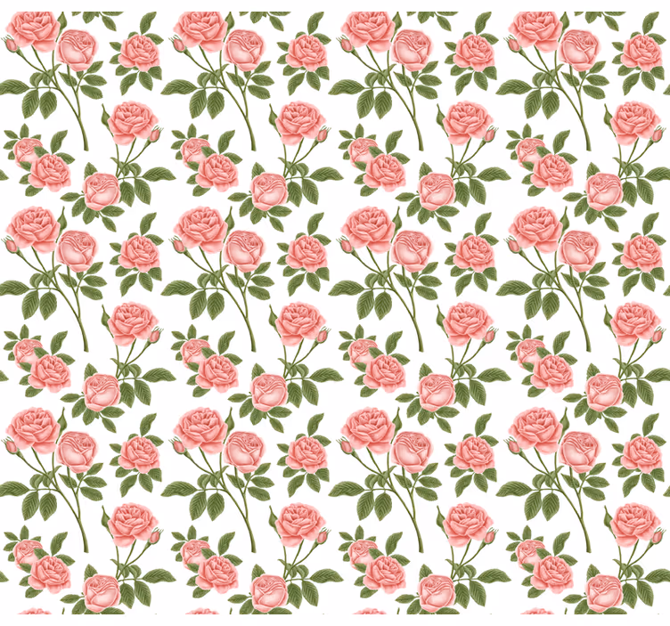 Estor floral Rosas con estampado de flores - TenVinilo
