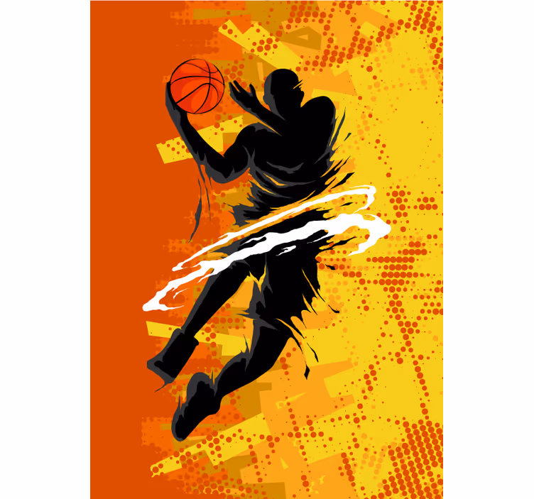 Estor enrollable juvenil con jugador baloncesto - TenVinilo