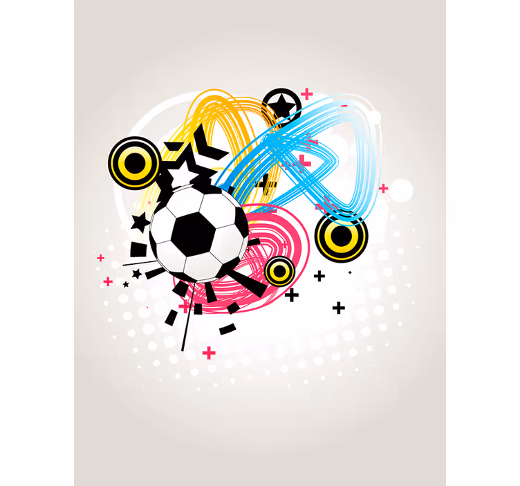 Cortina roller fútbol pasión en movimiento - TenVinilo