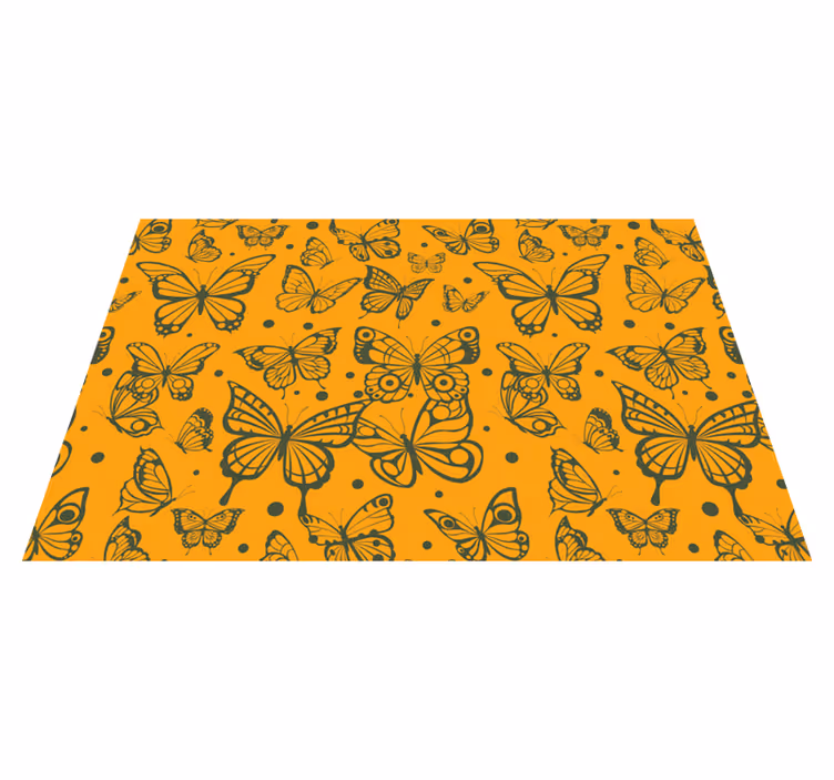 Individual para mesa original diseño mariposa - TenVinilo