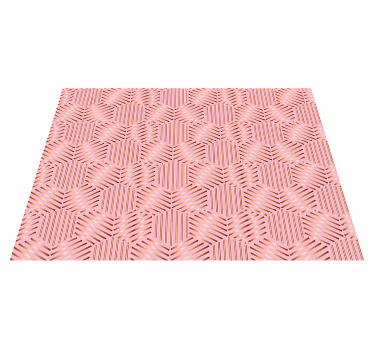 Individual para mesa patrón disposición geométrica - TenVinilo
