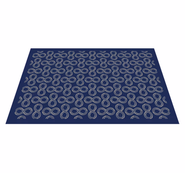 Individual para mesa patrón diseño infinito elegante - TenVinilo