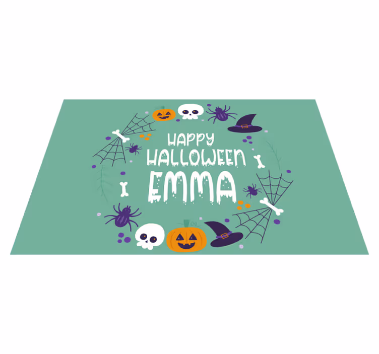 Individual para mesa halloween diseño temático halloween - TenVinilo