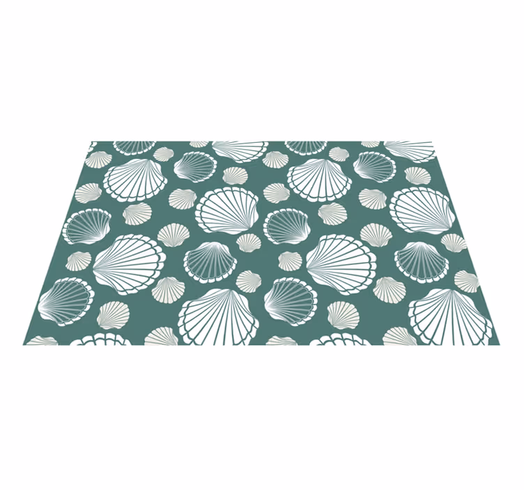 Individual para mesa original motivos de conchas - TenVinilo