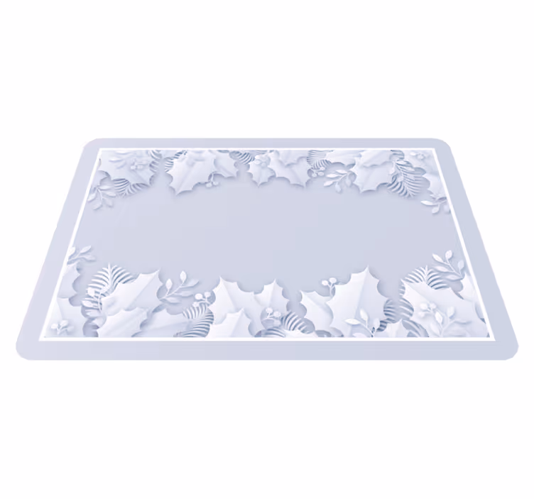 Individual para mesa navideño diseño elegante festivo - TenVinilo